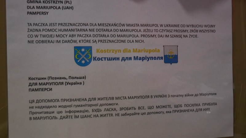 DARY DLA MARIUPOLA