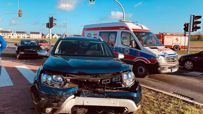 WYPADEK PRZY SZKOLE W ZALASEWIE