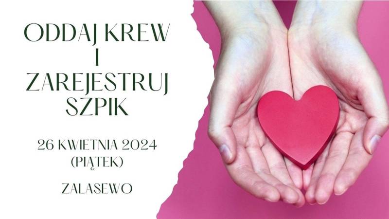 ODDAJ KREW I ZAREJESTRUJ SZPIK