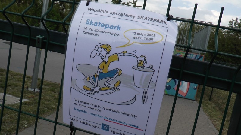 WSPÓLNE SPRZĄTANIE SKATEPARKU