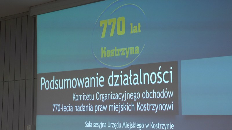PODSUMOWALI JUBILEUSZ 770-LECIA KOSTRZYNA