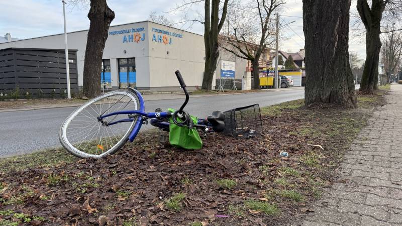 Potrącenie rowerzysty